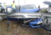 Accidente en Barrantes Clio Sport accidentado en Barrantes