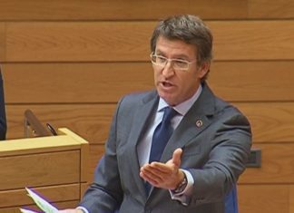 Feijoo: ‘Galicia non arde. Quéimana’