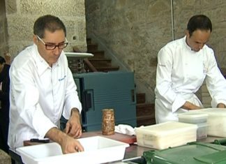 Cociña de estrelas no Pazo Baión