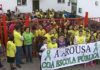 ANPA e alumnos do IES Illa de Arousa vólcanse en apoio ó seu director