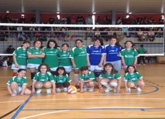 As alevíns do Lousame Voleibol clasifícanse para a fase provincial