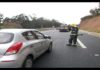 Ferido leve por unha colisión por alcance na autovía do Barbanza