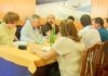 Xosé Blanco e Patxi López presiden un xantar en Boiro