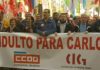 Mobilizacións en Pontevedra en contra da persecución sindical