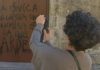 Unha pintada na igrexa de Santa Baia enfronta ó cura e os fregueses