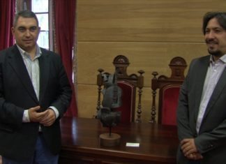 ‘Contrabasse’ de David Leirós, primeiro premio de Escultura Asorey