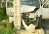 Feridos tres efectivos da Protección Civil nun accidente de estrada