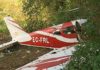 Abren dúas investigacións para esclarecer o accidente dunha avioneta en Barro