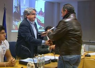 O executivo boirense procedeu á entrega das subvencións deportivas
