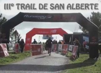 O padronés Lois Rodríguez faise co III Trail de San Alberte