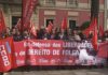 CC.OO. e UXT defenden dende Vilagarcía o dereito á folga