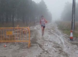 Lois Rodríguez, gañador do trail de Couso