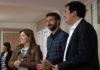 Varela despide a campaña arroupado por Óscar López e Pilar Cancela