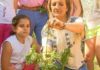 Os alumnos do Santa Baia colaboran na repoboación de árbores autóctonas