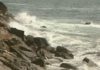 O forte temporal deixa á flota amarrada nos portos do Barbanza