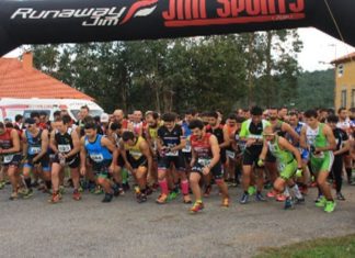 Darío Otero e Alba Baamonde, gañadores do I Duatlón Cross de Lousame