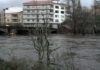 Alerta en Caldas pola crecida do río Umia