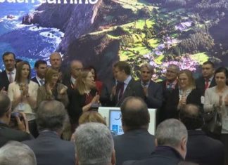 Galicia despídese de Fitur 2017 co presidente da Xunta