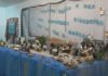 A asociación Ondiñas Mainas reproduce Rianxo nun belén de ganchillo