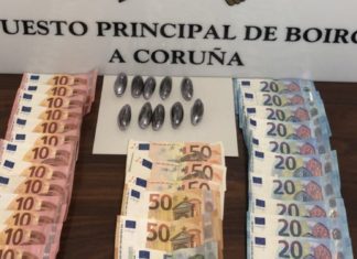 A Garda Civil detén a dúas persoas na Pobra por tráfico de drogas