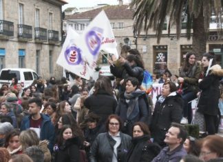Diferentes manifestacións e actos por todo O Salnés reivindican a igualdade entre mulleres e homes