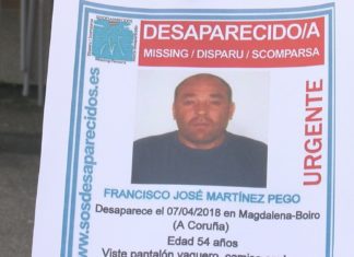 O cadáver atopado en Boiro podería ser o de Francisco Xosé Martínez Pego