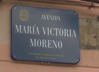 María Victoria Moreno xa ten a súa rúa na Boa Vila