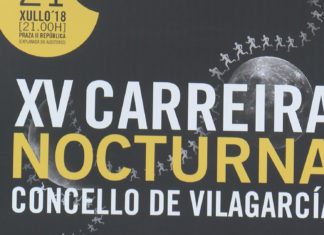 Máis de 200 corredores na XV Carreira Nocturna de Vilagarcía