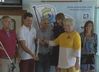 Portosín homenaxe ó regatista Iago Marra, bicampión de Europa na Clase 49er