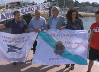 Dobre cita para o remo galego en Cabo de Cruz