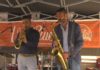 Saxofonazo de saída no Vilablues de Vilagarcía