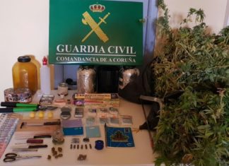 Detido un sonense con trinta e dúas doses de haxix e seis quilos de marihuana