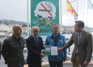 O náutico de Portosín súmase á rede galega de Portos sen Fume