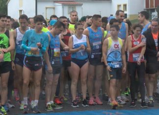 O mal tempo condiciona a cuarta edición da Carreira Popular de Lousame