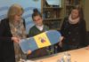 Iria Paz, do Colexio La Milagrosa, gaña o Concurso de Debuxo de Nadal de Ribeira