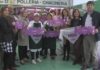 A Xunta presenta a campaña do 25N na Praza de Abastos de Sanxenxo