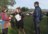 Novos usuarios reciben as chaves das hortas urbanas de Monte Porreiro