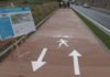 A Conselleira de Infraestruturas supervisa a senda mixta entre Cambados, Ribadumia e o Polígono do Salnés