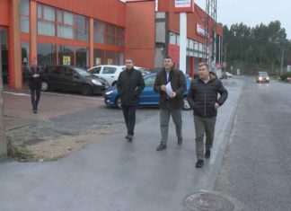 A Xunta inviste uns 86 mil euros na renovación de beirarrúas no polígono de Xarás