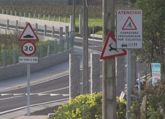 Lombos, prioridade peonil e limitación a 30: así é a renovada estrada de San Vicente do Grove