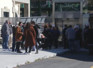 Protesta veciñal en Vilagarcía Protesta veciñal en Vilagarcía