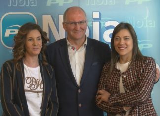 O PP noiés presenta ós tres primeiros integrantes da lista ás municipais