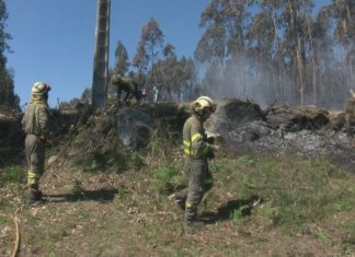 Os medios continúan na zona para evitar a reactivación de focos
