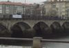 Prohibido o paso os vehículos na Ponte do Burgo