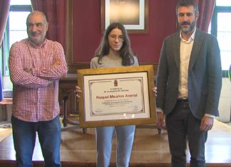 A campioa Raquel Meaños recibida en Vilagarcía A campioa Raquel Meaños recibida en Vilagarcía