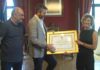 A bicampeoa do mundo Aída García homenaxeada en Vilagarcía A bicampeoa do mundo Aída García homenaxeada en Vilagarcía