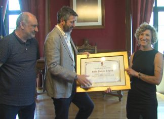 A bicampeoa do mundo Aída García homenaxeada en Vilagarcía A bicampeoa do mundo Aída García homenaxeada en Vilagarcía