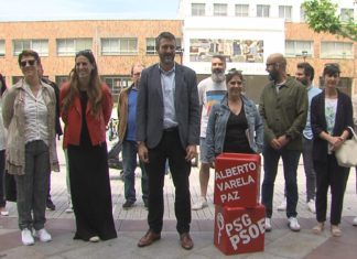 Concentración do PSOE de Vilgarcía para reivindicar un novo centro de saúde Concentración do PSOE de Vilgarcía para reivindicar un novo centro de saúde