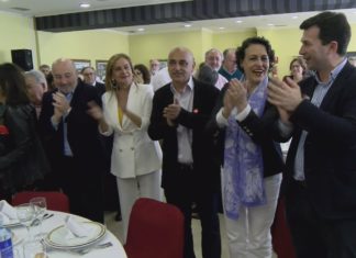 Os traballadores de Ence boicotean o mitin do PSOE