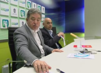 Miguel Anxo Fernández Lores e Luciano Sobral, a piques de comezar un novo mandato